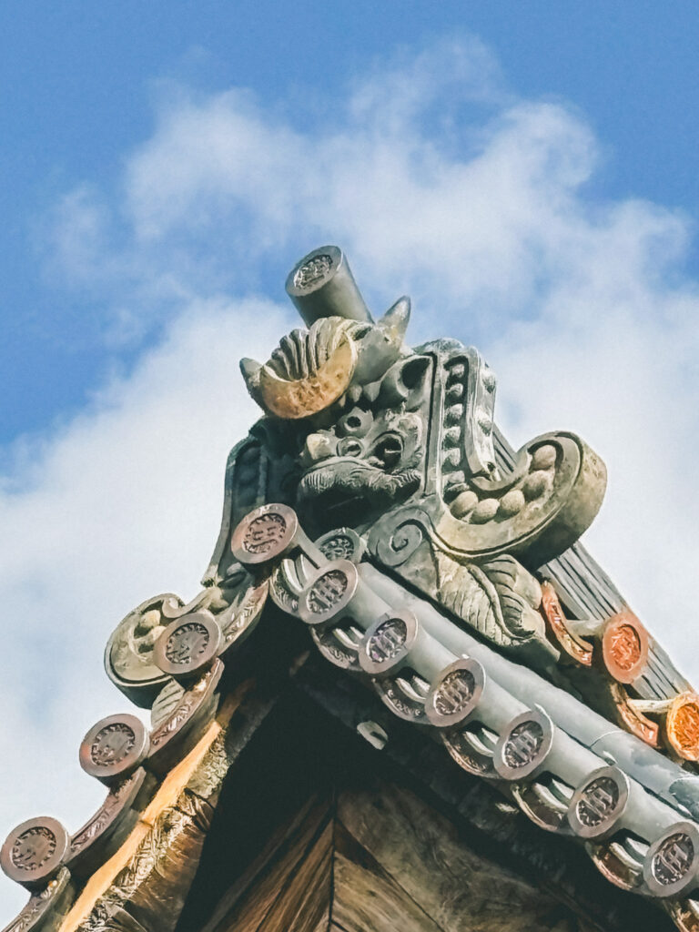 宮島　鬼瓦