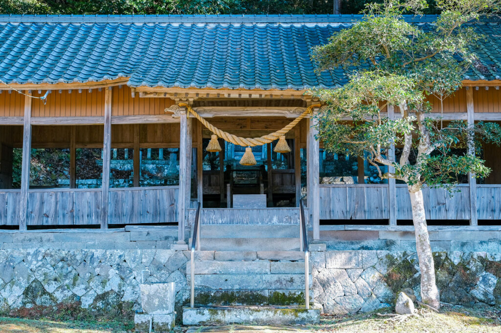 豊後高田市八面宮の拝殿