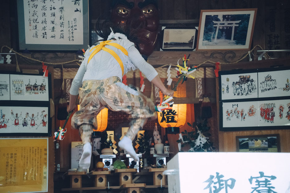 中津市三光(八面山)箭山神社 神幸祭 深秣神楽奉納へ(+唐原神楽助っ人あり)