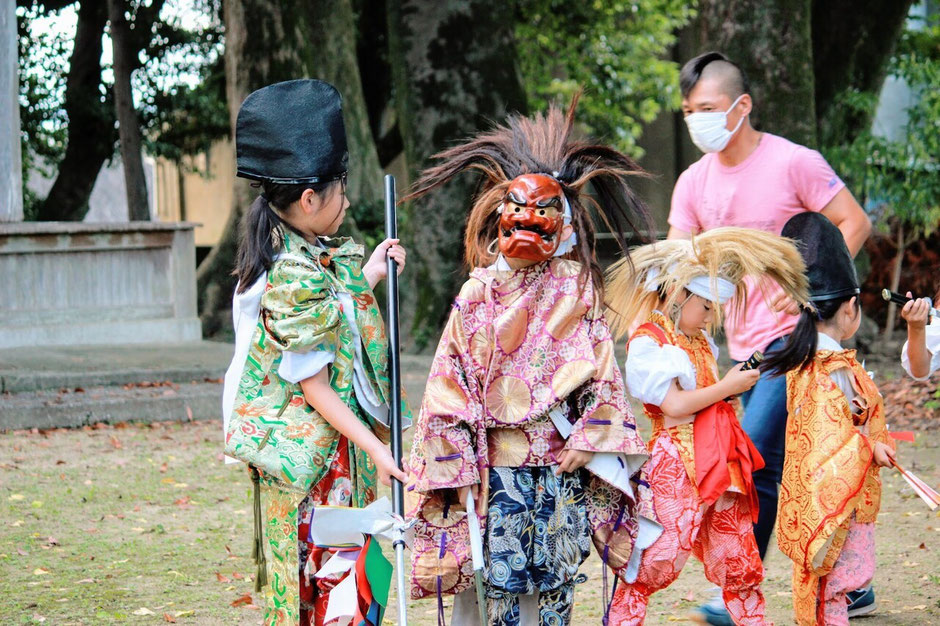 重要無形民俗文化財「唐原神楽」ポスター撮影レポ