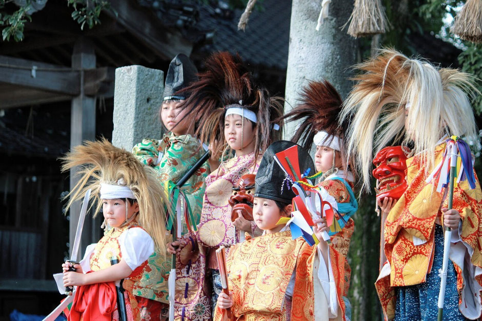 重要無形民俗文化財「唐原神楽」ポスター撮影レポ