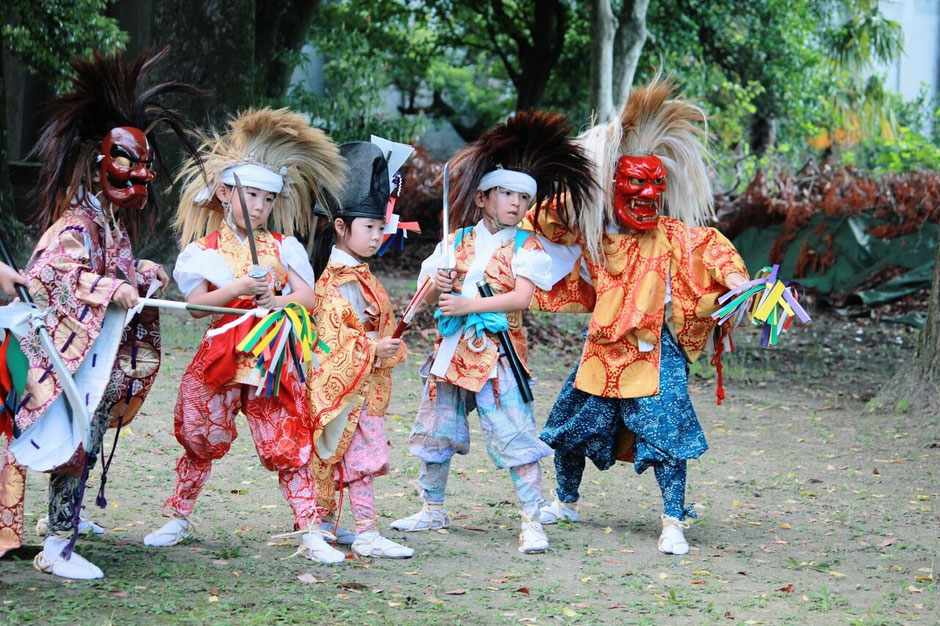 重要無形民俗文化財「唐原神楽」ポスター撮影レポ