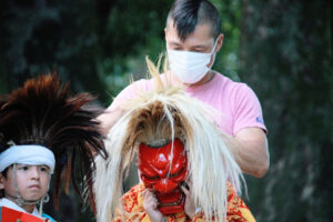 重要無形民俗文化財「唐原神楽」ポスター撮影レポ