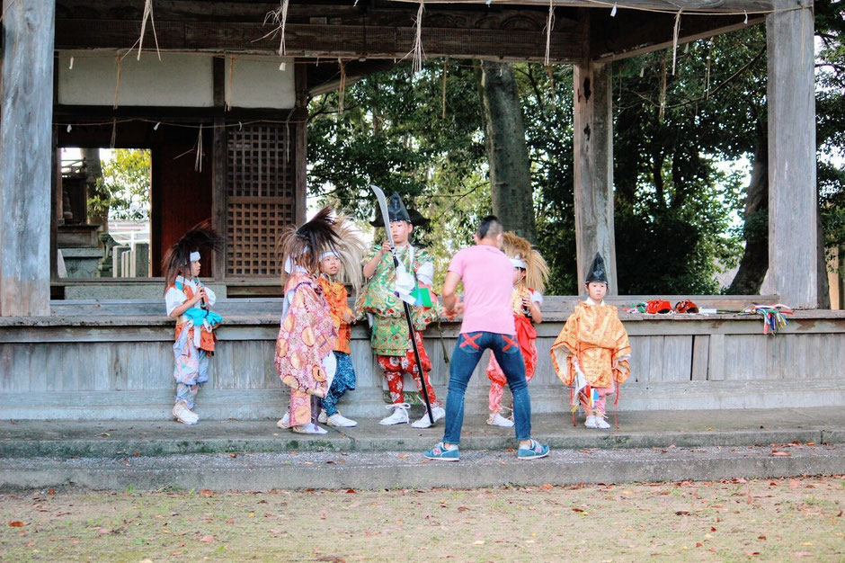 重要無形民俗文化財「唐原神楽」ポスター撮影レポ