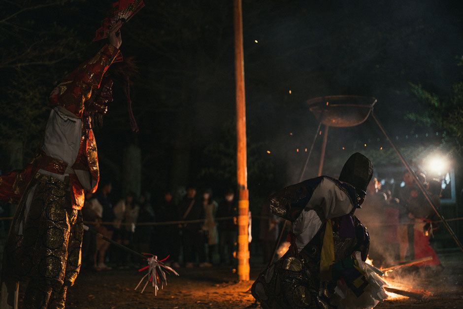 2023年12月3日|黒土神楽|沓川神社|豊前市|撮影記録