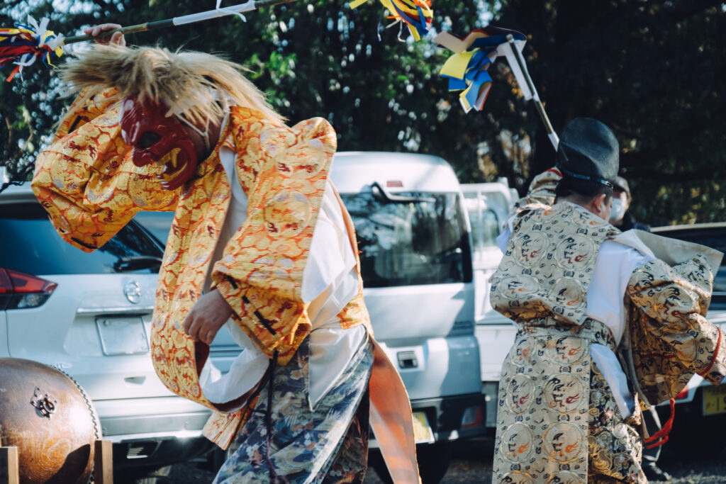 【上毛町】八坂神社 唐原神楽講奉納へ|フォトライターの歴史カメラ旅