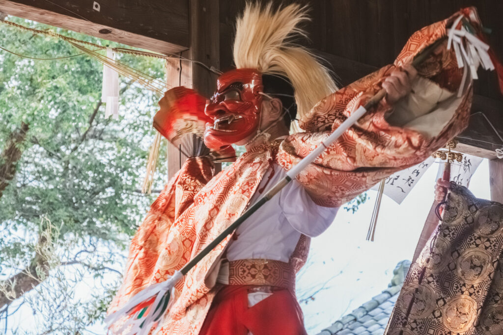 【大分県中津市大新田】白髭神社 蛎瀬神楽奉納へ|フォトライターの歴史カメラ旅