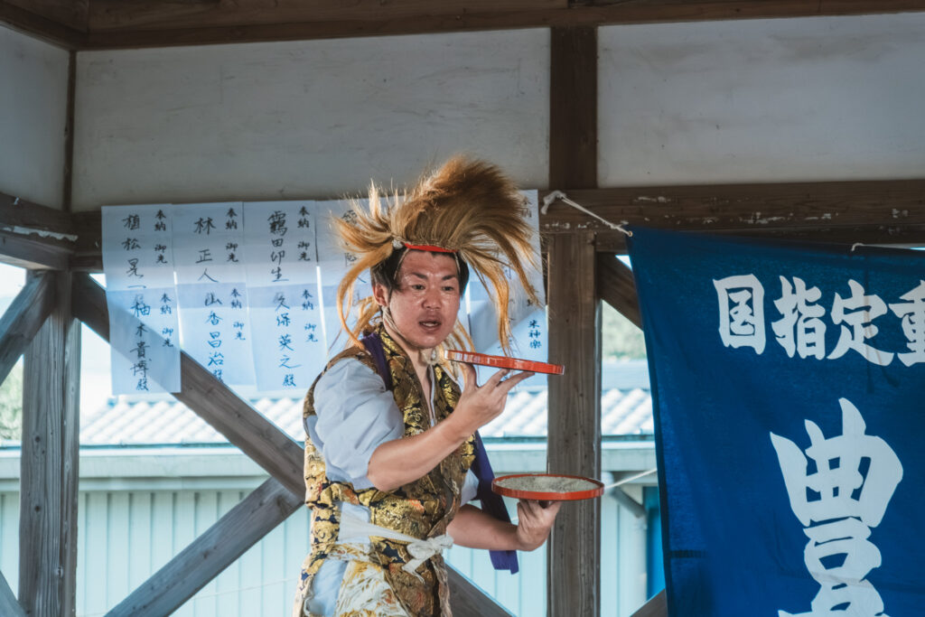 豊前神楽「友枝神楽講」奉納 （宇佐市武領地区／若宮社・稲荷神社・貴布禰神社)歴史カメラ散歩