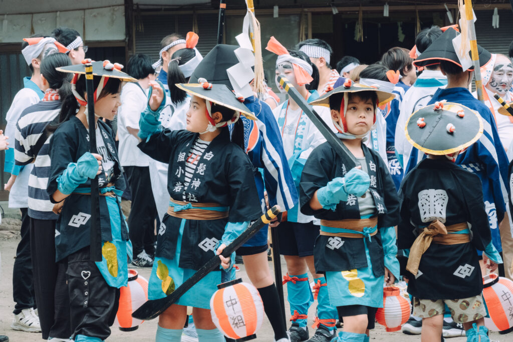 大分県中津市 白鬚神社 大名行列