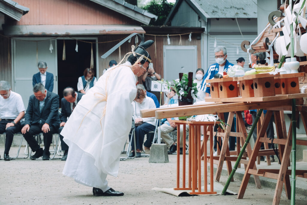 大分県中津市 白鬚神社 大名行列
