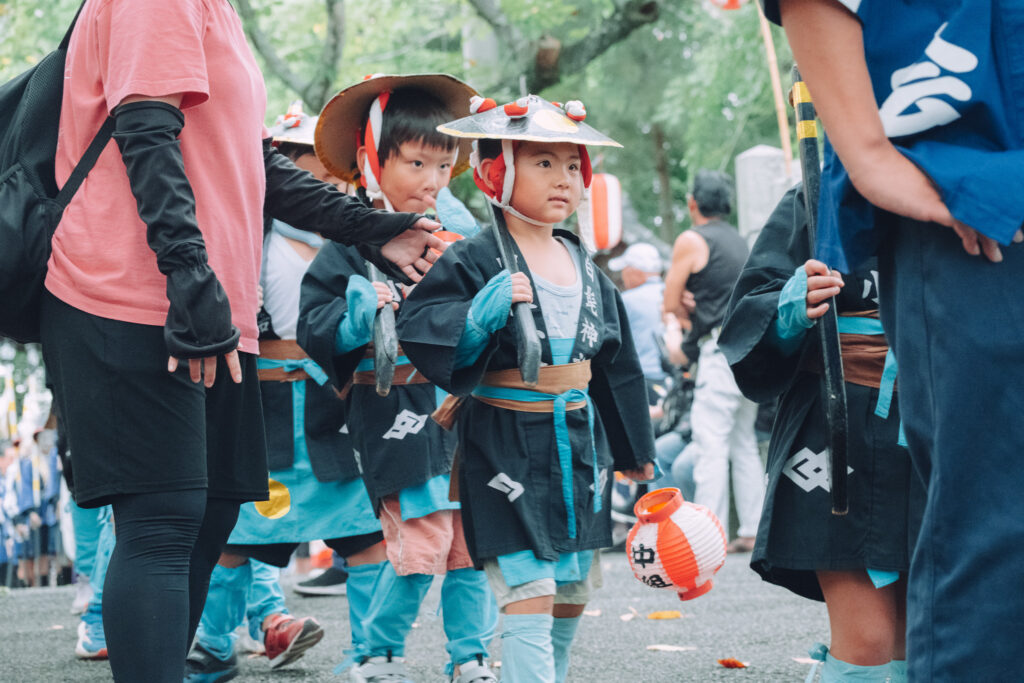 大分県中津市 白鬚神社 大名行列