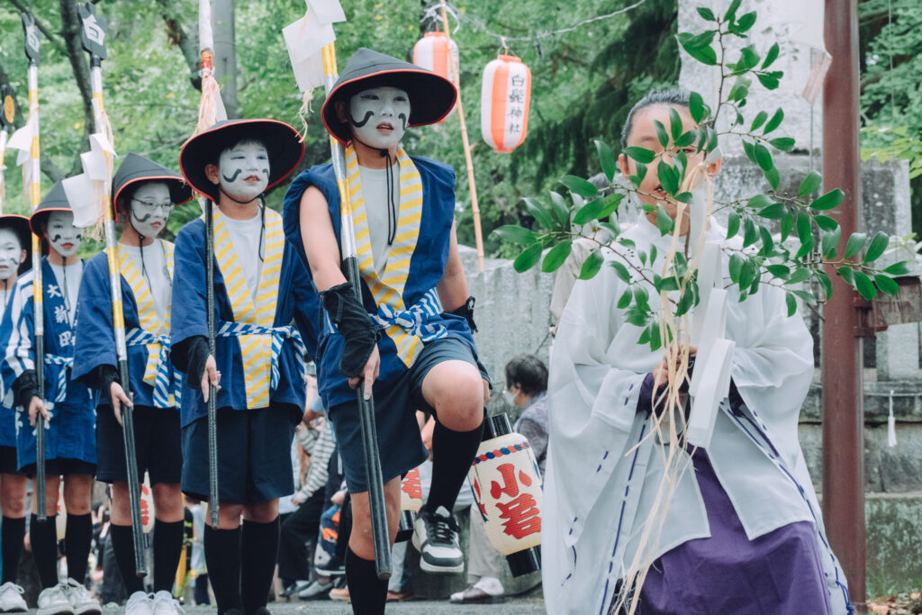 大分県中津市 白鬚神社 大名行列