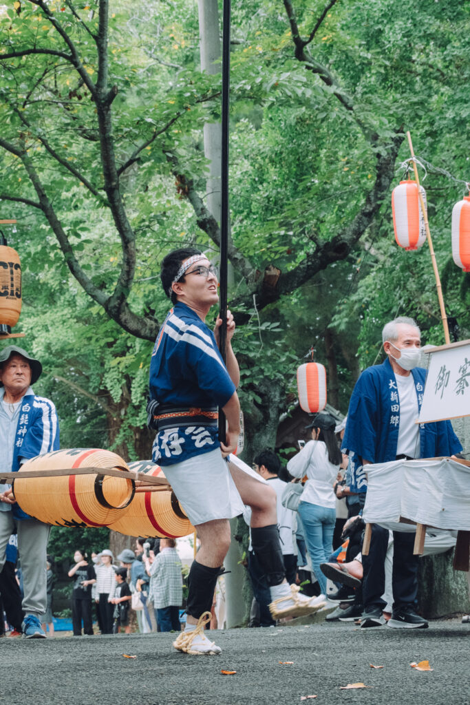 大分県中津市 白鬚神社 大名行列