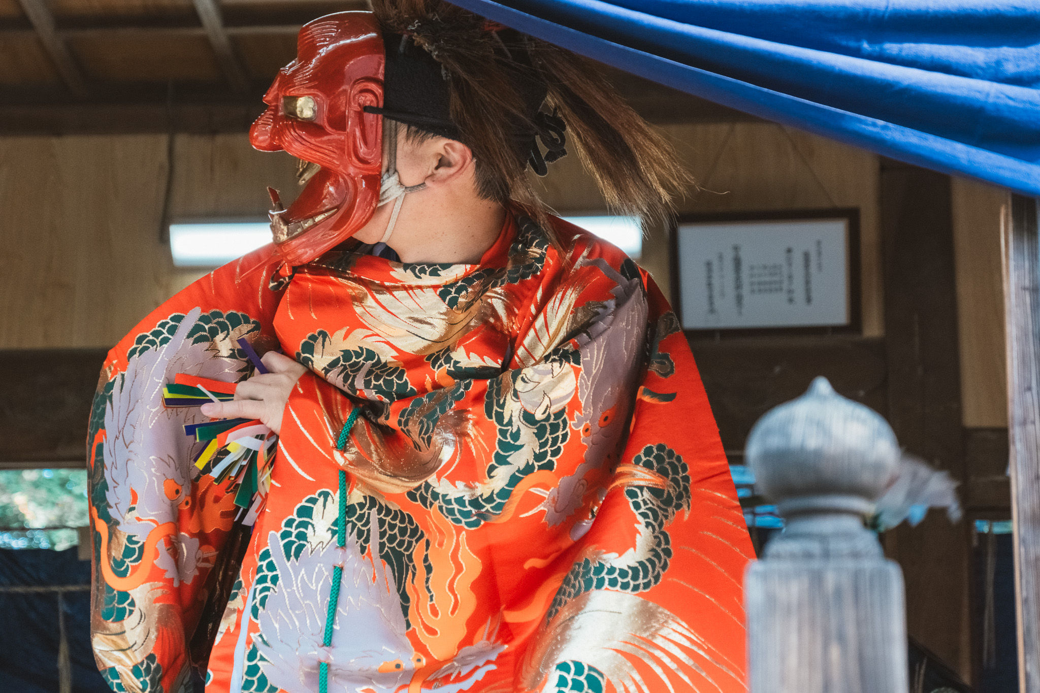 【豊前市】春日神社 三毛門神楽講奉納へ｜フォトライターの歴史カメラ旅