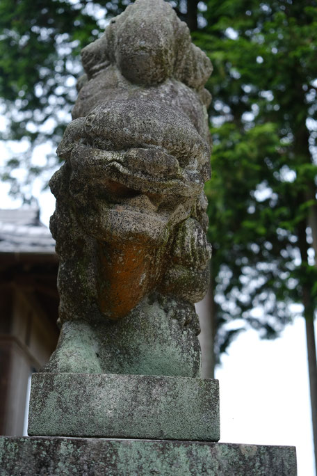 福岡県内にも多い？逆立ち狛犬