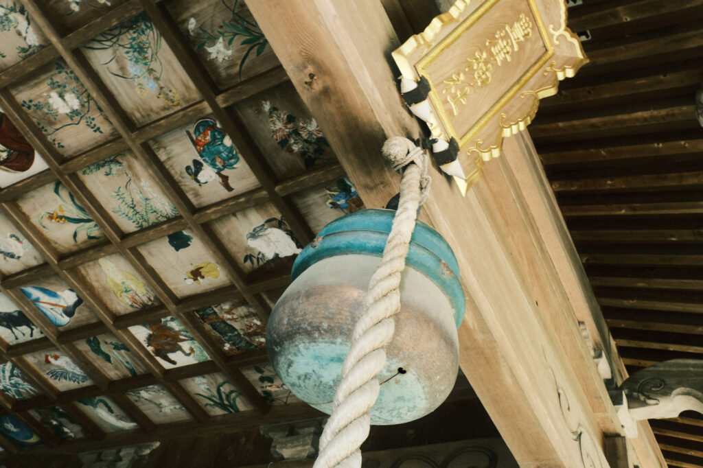 【みやこ町】豊前国分寺三重塔に行くのならこちらも。豊津神社　天井絵