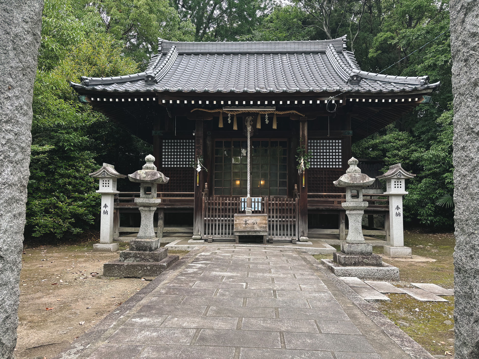 豊前の名将、城井谷（きいだに）の主・宇都宮鎮房と家臣を祀る、中津城の城井神社と扇城神社に行ってきました　拝殿