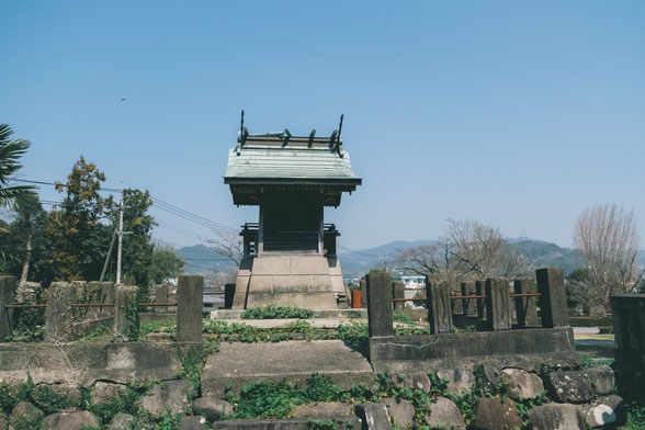 うきは市吉井町-若宮八幡神社内-日岡古墳