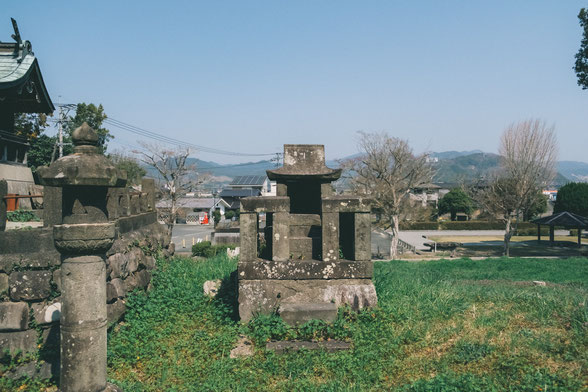 うきは市吉井町-若宮八幡神社内-日岡古墳
