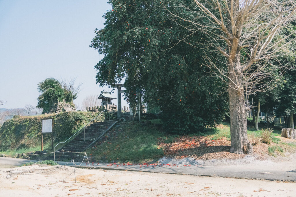 うきは市吉井町-若宮八幡神社内-日岡古墳