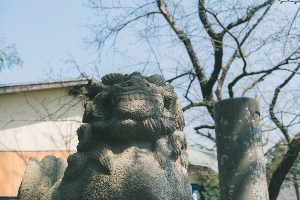 【うきは市浮羽町古川】素盞嗚神社　狛犬
