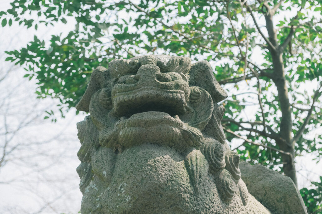 【うきは市浮羽町古川】素盞嗚神社　狛犬