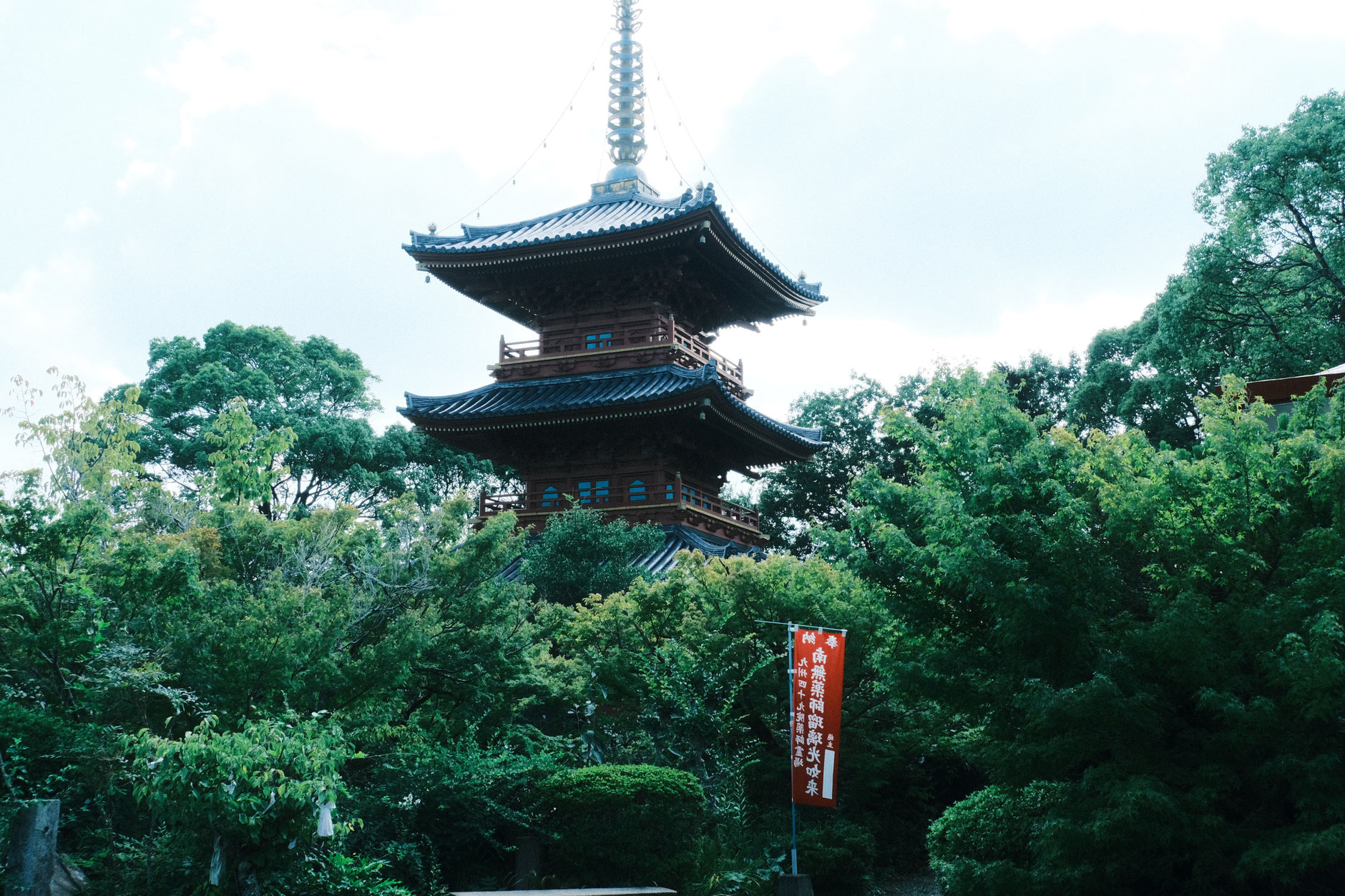 みやこ町-九州に3つしかない築100年超えの塔-豊前国分寺-三重塔