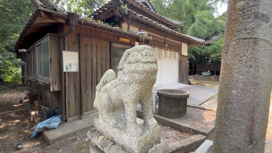 行橋-今井熊野神社-狛犬-吽形
