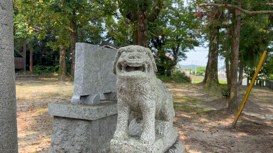 行橋-今井熊野神社-狛犬-阿形