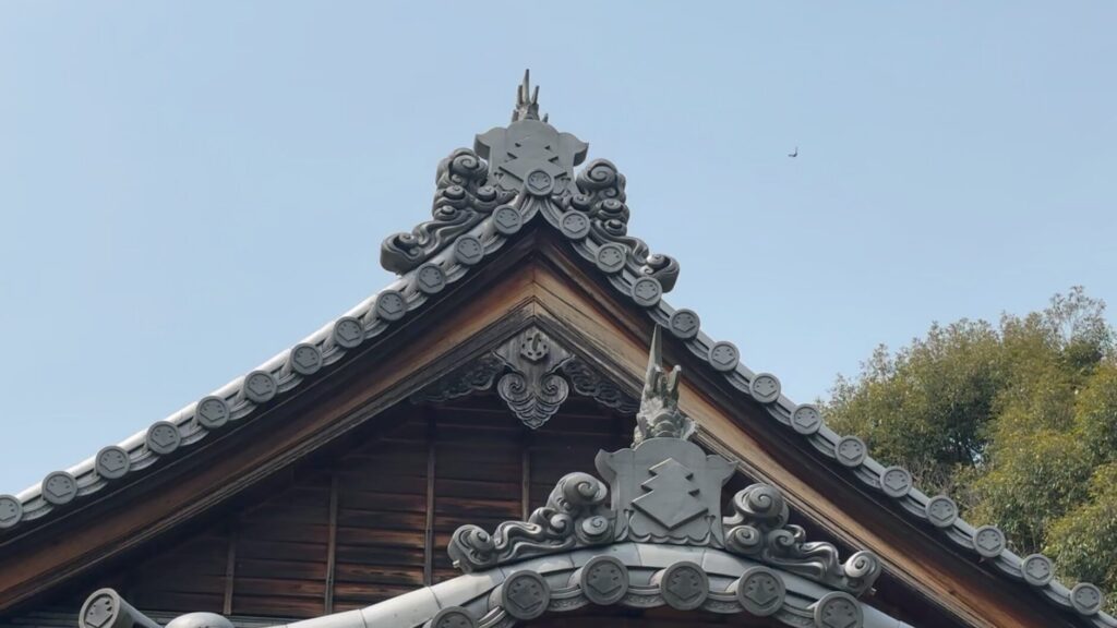 行橋-今井熊野神社-鯱と雲の彫刻