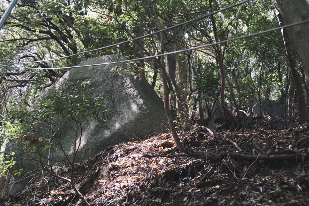 難病平癒の観音様-福岡県みやこ町-胸の観音-巨石