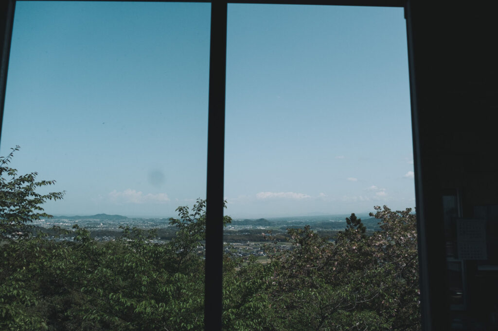 難病平癒の観音様-福岡県みやこ町-胸の観音-山頂付近から見える景色