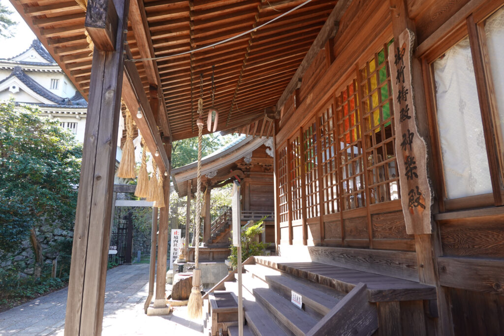 小倉城　八坂神社　神楽殿