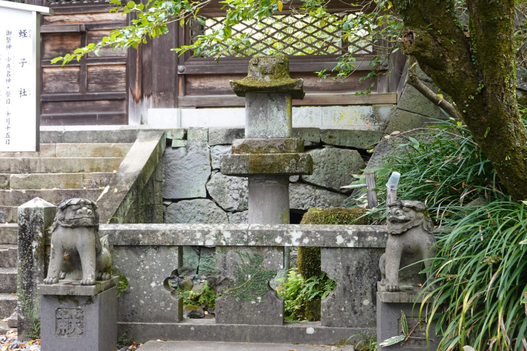 長崎市　諏訪神社　階段突き当り