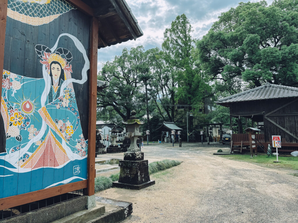 【佐賀県・嬉野市】なまずが神様のお使い、豊玉姫神社へ