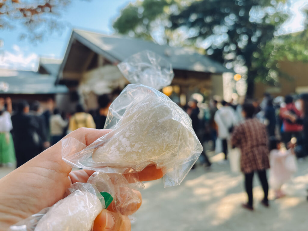 かまぎ祭りの「かまぎ餅」