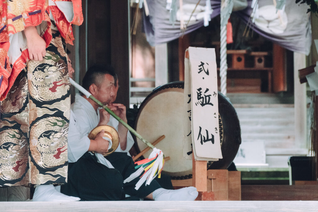 黒土神楽講 乙女八幡神社奉納