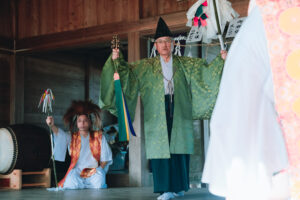 【福岡県豊前市】乙女八幡神社、秋の黒土神楽講奉納へ