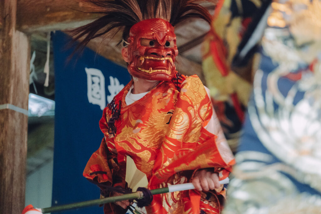 【中津市本耶馬渓町】羅漢寺八坂神社 黒土神楽講奉納へ