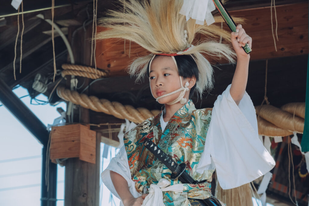 三毛門こども神楽