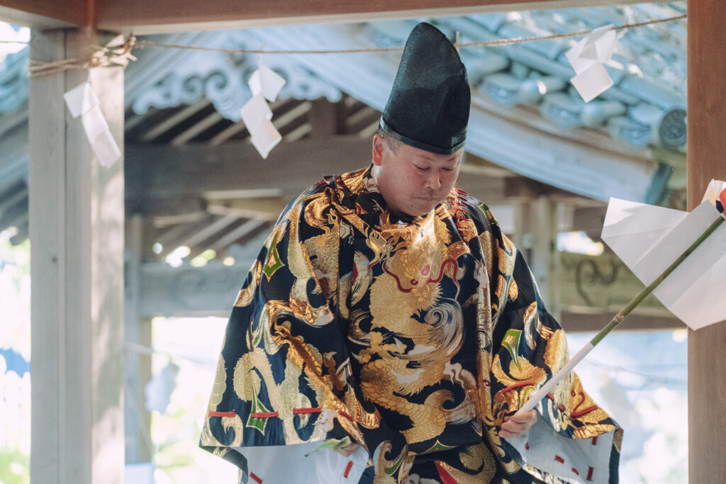 【大分県中津市】鍋島貴船神社 今津神楽社奉納へ