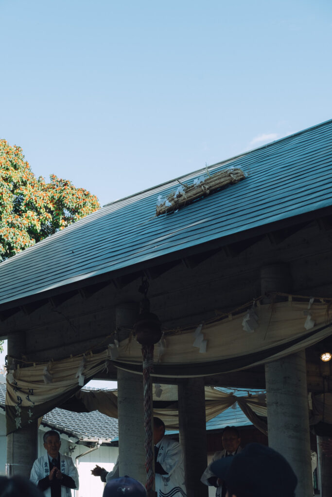 【大分県中津市】中殿貴船神社かまぎ餅神事 蛎瀬神楽奉納へ