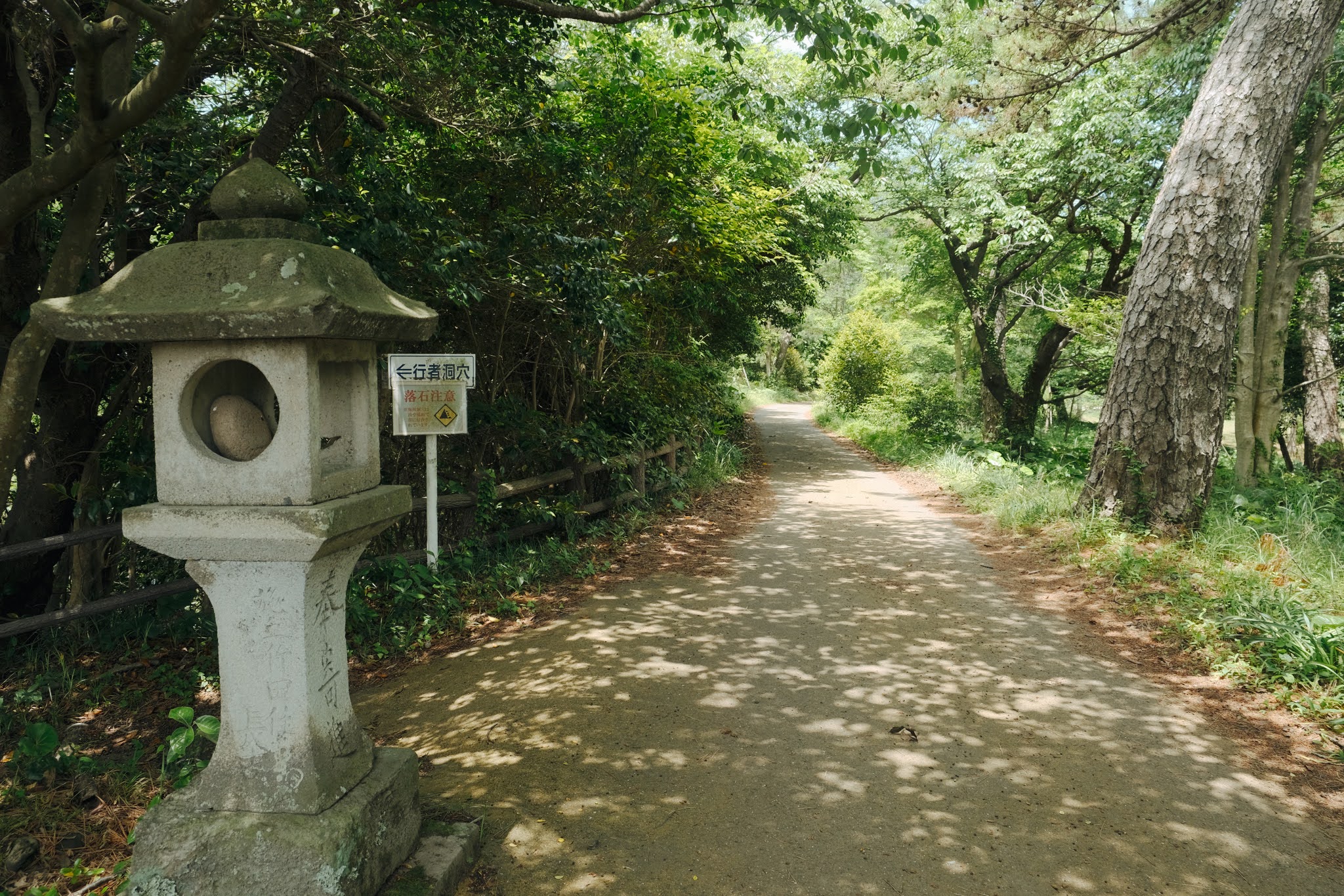 ひとことしか歴史が伝えられていない天然記念物の史跡「行者洞穴」
