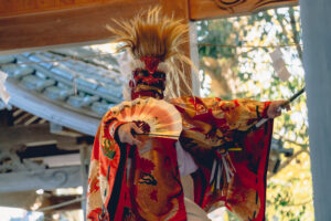 3/1は中津市の犬丸天満宮で今津神楽社奉納