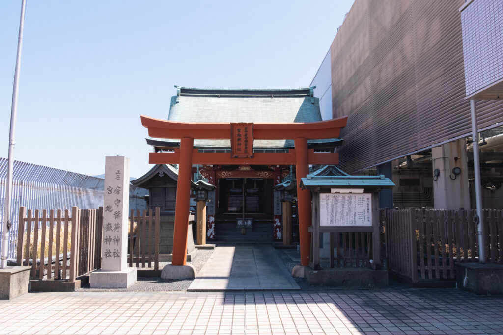 【福岡県北九州市】小倉北区 セントシティ12階 瘡守稲荷神社