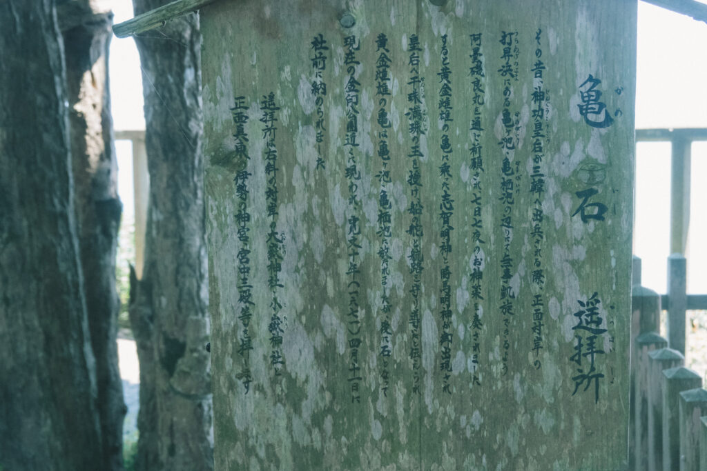 志賀海神社 亀石