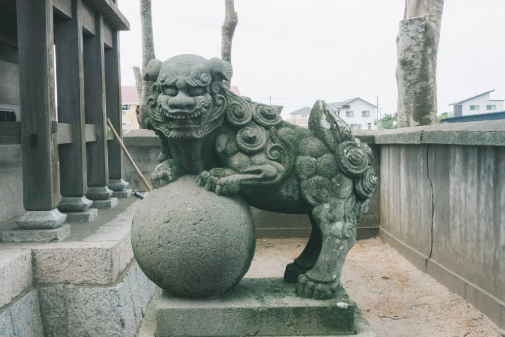 法鏡寺 貴船神社 狛犬